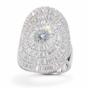 The Kaside Swarovski Crystals .925 Statement Ring